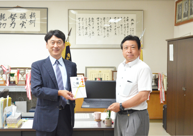 ［ニュースリリース］中京銀行様のSDGs私募債にて寄贈