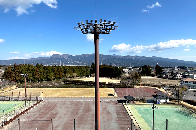 御殿場市 広場夜間照明LED化改修工事